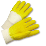 West Chester 3001 Latex Palm Coated Crinkle Finish Knit Wrist Gloves